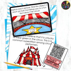 circus classroom transformation qr codes