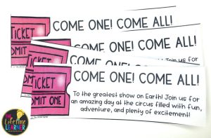 circus classroom transformation admission tickets
