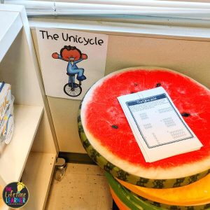 circus classroom transformation poster and challenge