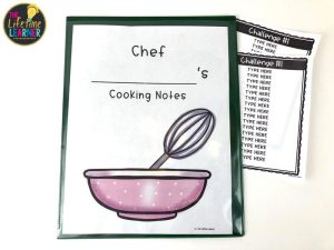 chef classroom transformation folder