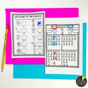 circus classroom transformation challenge and recording sheet