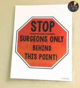 doctor classroom transformation door sign