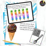 ice cream fast finisher activity for fun end of year activities