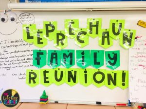 leprechaun family reunion sign