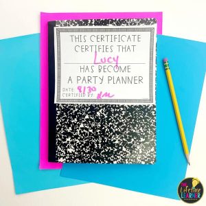 party certificate