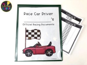 race car folder