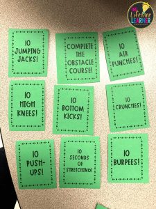boot camp classroom transformation chance cards up close
