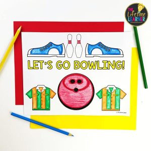 bowling classroom transformation coloring page