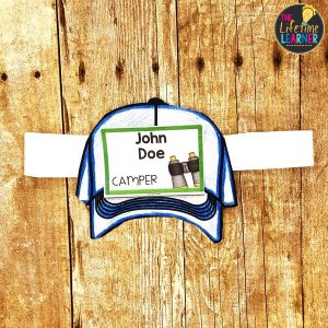 camping classroom transformation hat