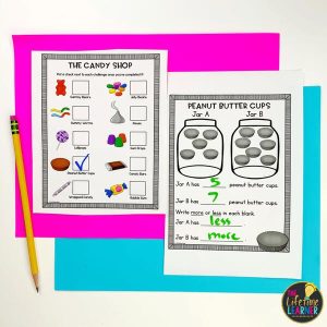 candy classroom transformation challenge and recording sheet
