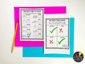 chef classroom transformation worksheet with recording sheet