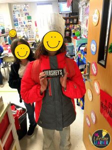 chef classroom transformation kid with chef hat and candy bar