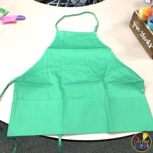 grocery store classroom transformation apron