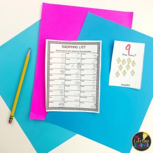grocery store classroom transformation worksheets