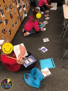 grocery store classroom transformation kids working