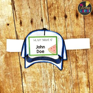 grocery store classroom transformation hat