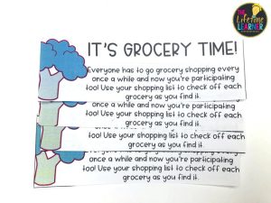 grocery store classroom transformation admission tickets