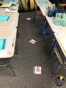 grocery store classroom transformation foods around room