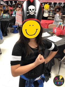 kid dressed as a pirate