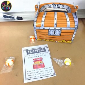 pirate homework pass