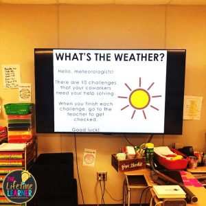 weather classroom transformation welcome slide