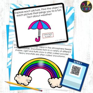 weather classroom transformation qr codes