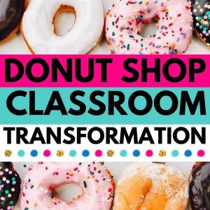 donut shop classroom transformation