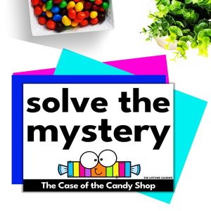 candy shop math mystery activity