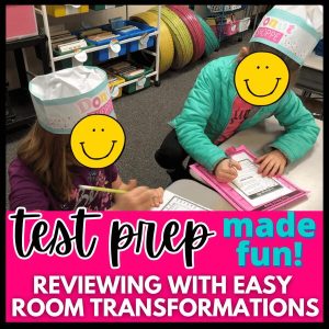 test prep made fun: reviewing with easy room transformations