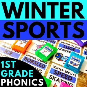 1st Grade Winter Sports Phonics Room Transformation