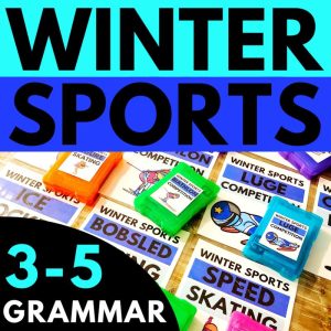 3rd 4th 5th Grade Winter Sports Grammar Room Transformation