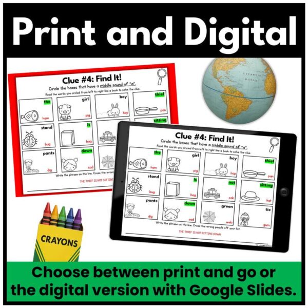 1st Grade Back to School Reading Mystery Phonics Review - Image 4