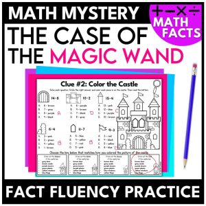 Magic Math Fact Fluency Math Mystery