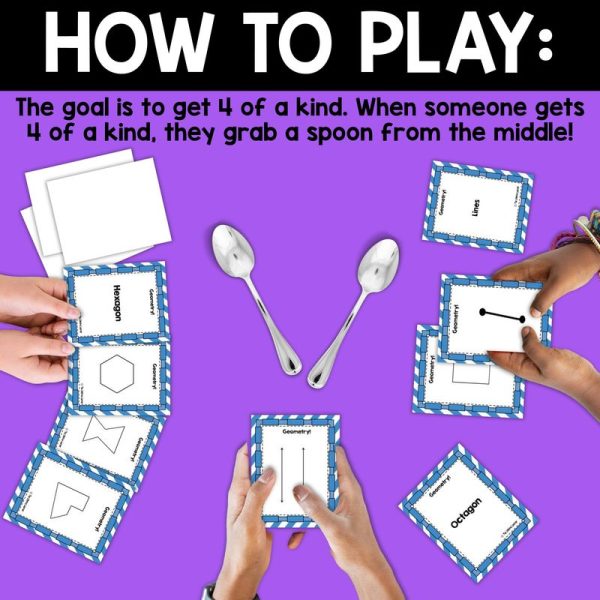Geometry 2D Shapes Math Spoons Game - Image 2