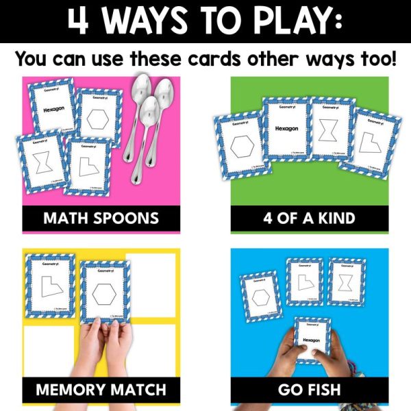 Geometry 2D Shapes Math Spoons Game - Image 4