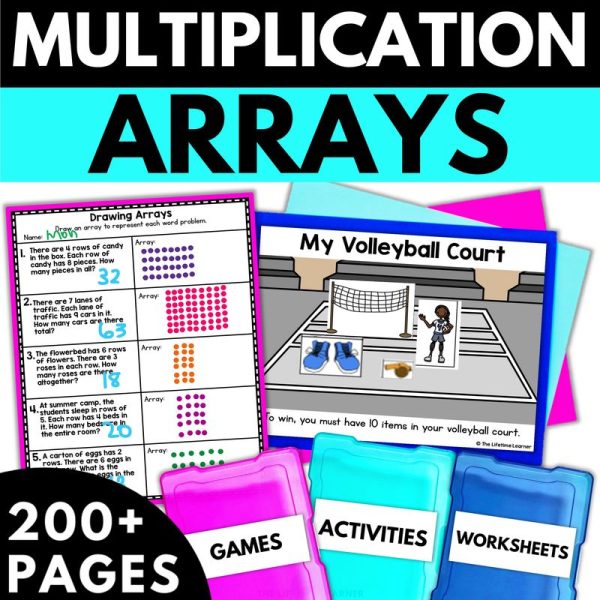 3rd Grade Arrays Worksheets & Activities