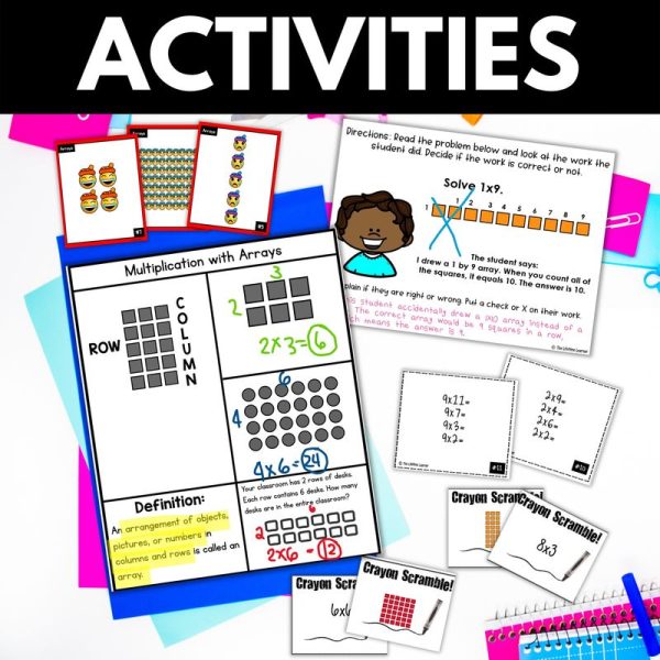 3rd Grade Arrays Worksheets & Activities - Image 4