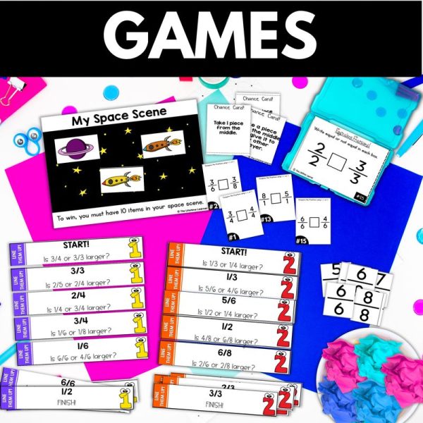 3rd Grade Comparing Fractions Worksheets & Activities - Image 3
