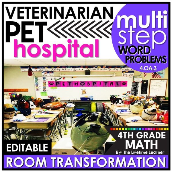 4th Grade Multi Step Word Problems Vet Room Transformation