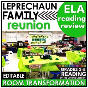 St. Patrick's Day Classroom Transformation ELA Review Reading Passages