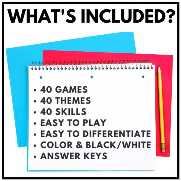 Build It 3rd 4th 5th Grade Reading and Grammar Card Games - Image 3