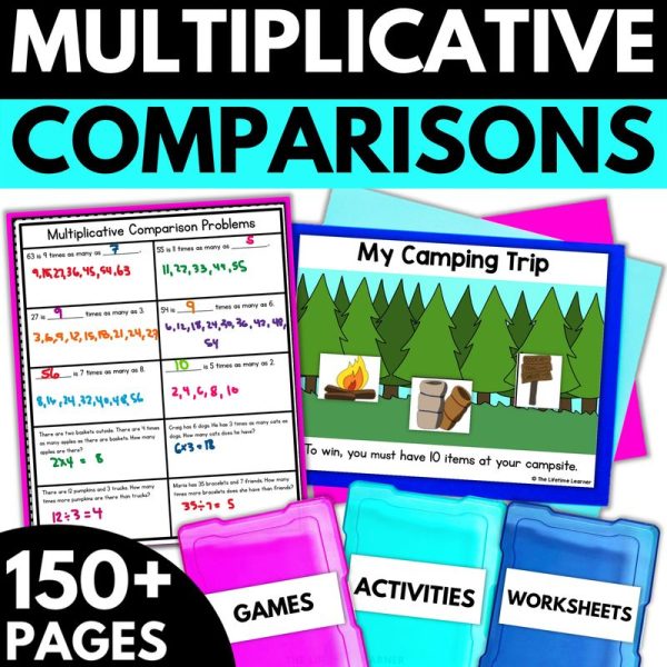 Multiplicative Comparisons 4th Grade Math Activities