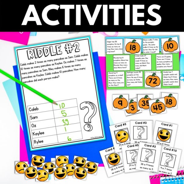 Multiplicative Comparisons 4th Grade Math Activities - Image 4