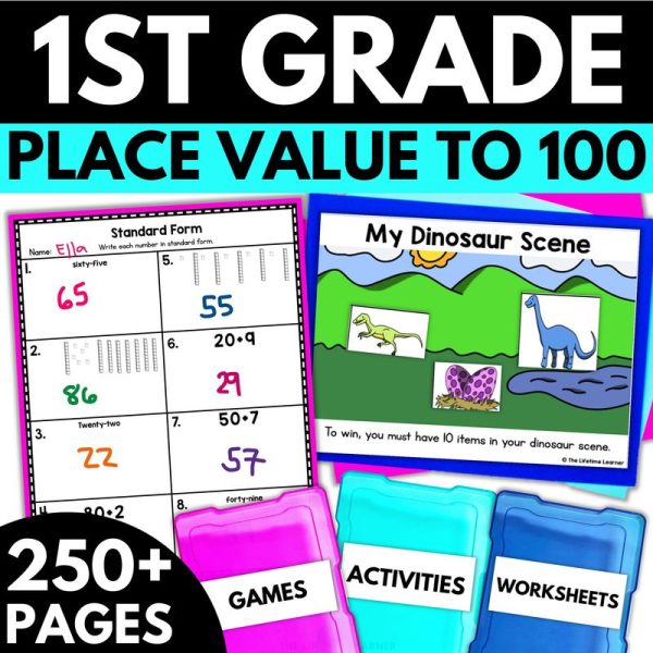 1st Grade Place Value to 100 Worksheets