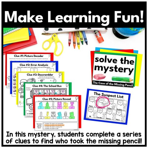 2nd Grade Back to School Math Mystery Math Review - Image 2