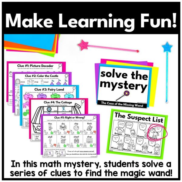 3rd Grade Magic Math Mystery Distributive Property - Image 2