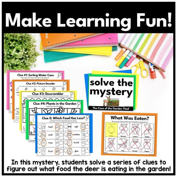 1st Grade Spring Math Mystery Math Review - Image 2