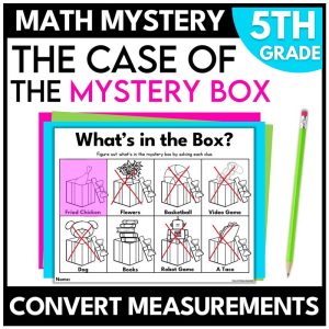 5th Grade Detective Math Mystery Measurement Conversions