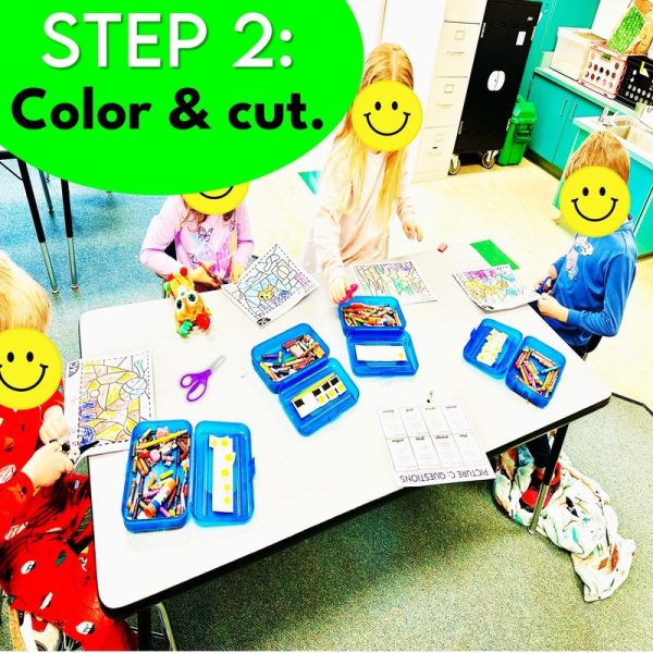 Camping Team Coloring Addition Subtraction Math Fact Fluency - Image 3