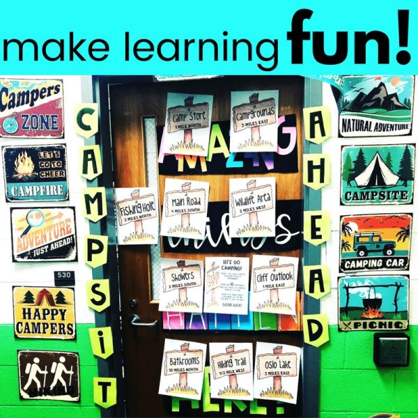 1st Grade Add & Subtract Camping Room Transformation - Image 2
